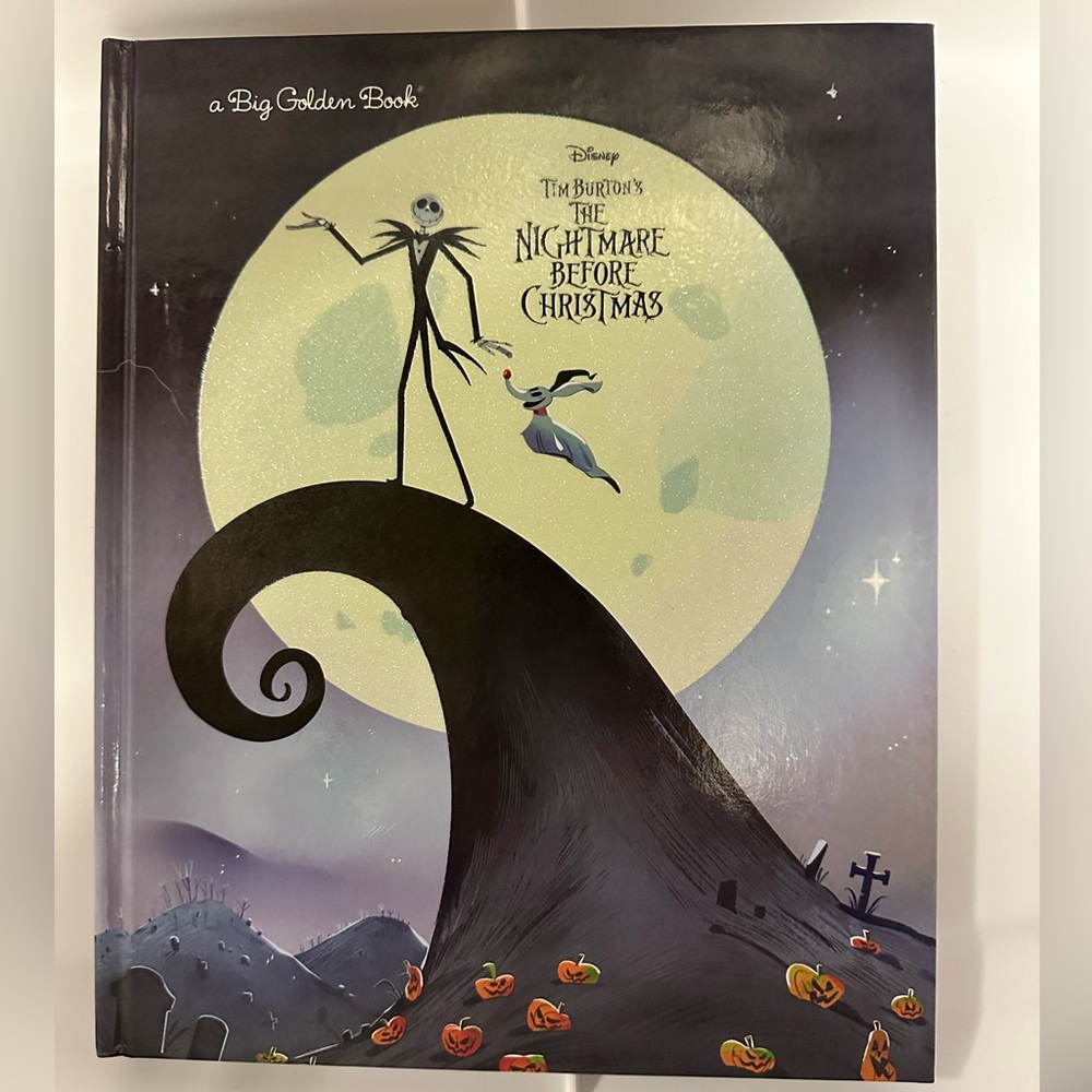 The Nightmare Before Christmas Big Golden Book (Walmart Exclusive) NWOT